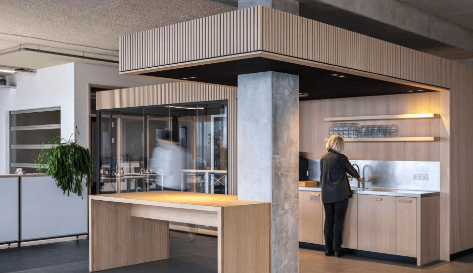 Image of a office lounge area
