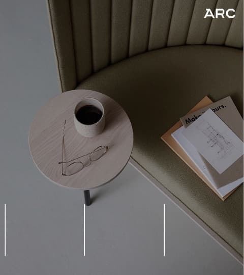 NORNORM office furniture in a bright workspace