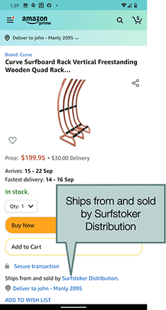 Amazon Fullfilled by merchant